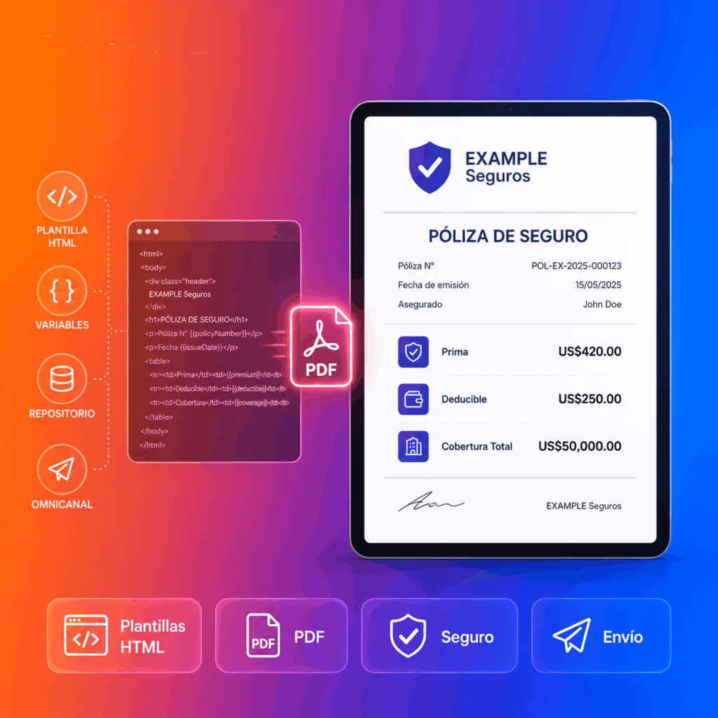 Generación Dinámica de Documentos PDF